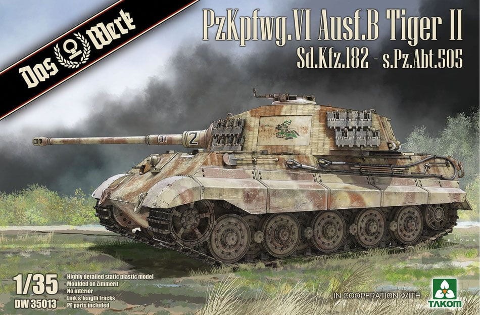 Zdjęcie główne produktu PzKpfwg. VI Ausf.B Tiger II 1:35 Das Werk 35013