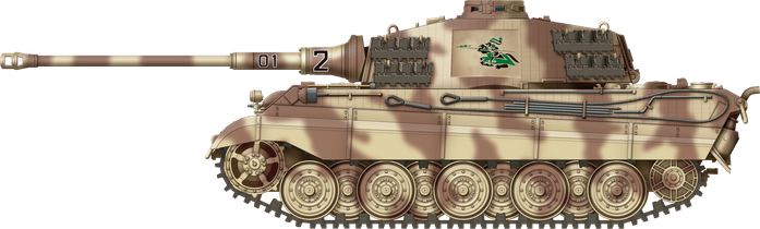 Zdjęcie dodatkowe produktu PzKpfwg. VI Ausf.B Tiger II 1:35 Das Werk 35013