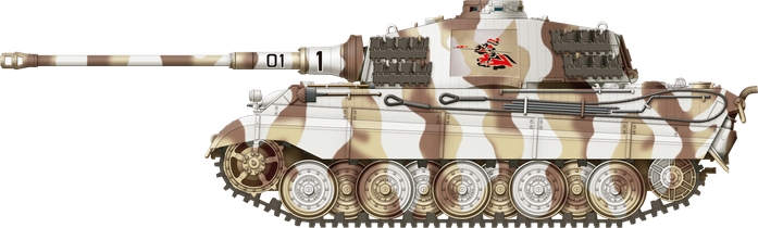 Zdjęcie dodatkowe produktu PzKpfwg. VI Ausf.B Tiger II 1:35 Das Werk 35013