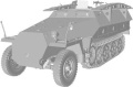Zdjęcie dodatkowe produktu Mtl. Pi. Pzwg. Sd.Kfz. 251/7 Ausf. D 1:35 Das Werk 35030