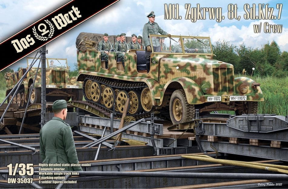 Zdjęcie główne produktu Mtl. Zgkrwg. 8t, Sd.Kfz. 7 1:35 Das Werk 35037