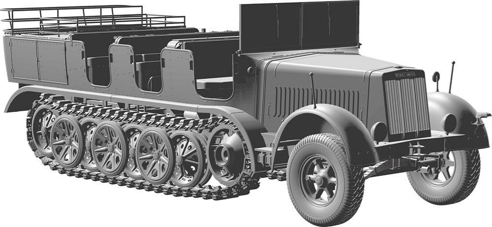 Zdjęcie dodatkowe produktu Mtl. Zgkrwg. 8t, Sd.Kfz. 7 1:35 Das Werk 35037
