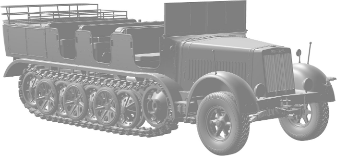 Zdjęcie dodatkowe produktu Mtl. Zgkrwg. 8t, Sd.Kfz. 7 1:35 Das Werk 35037