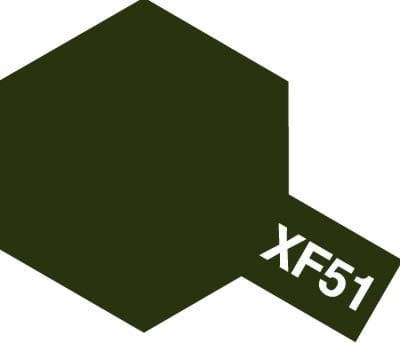 Tamiya 81351 XF-51 Khaki Drab Farba 23ml XF51 Acrylic