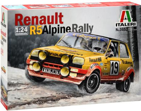 Zdjęcie główne produktu Renault R5 Alpine Rally 1:24 Italeri 3652