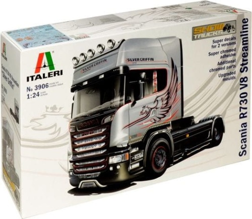Scania R730 V8 Streamline Silver Griffin 1:24 Italeri 3906