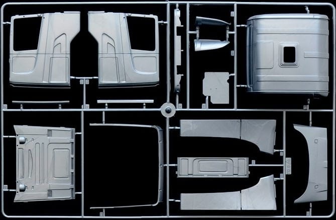 Zdjęcie dodatkowe produktu Scania R730 V8 Streamline Silver Griffin 1:24 Italeri 3906