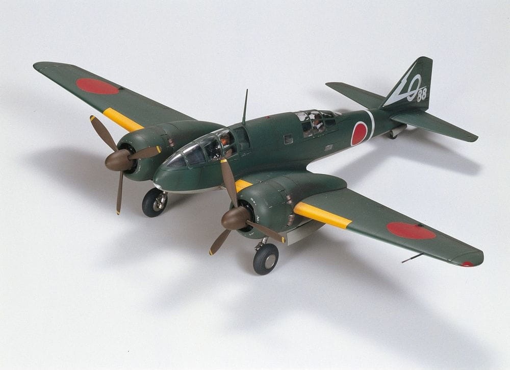 Zdjęcie dodatkowe produktu Mitsubishi Ki-46 III Type 100 and 4X4 Light Vehicle Kurogane Set 1:48 Tamiya 25217