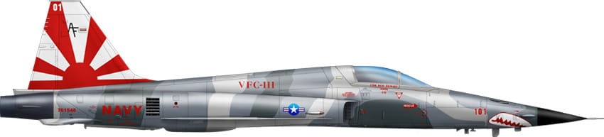 Zdjęcie dodatkowe produktu F-5E/F-5N Tiger II YFC-111 Sundowners 1:48 AFV Club 48101