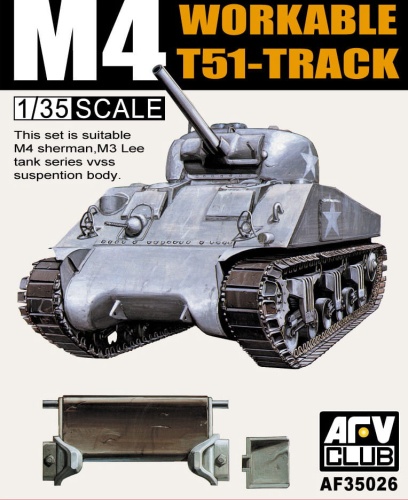 Workable M4 T51-Track 1:35 AFV Club 35026