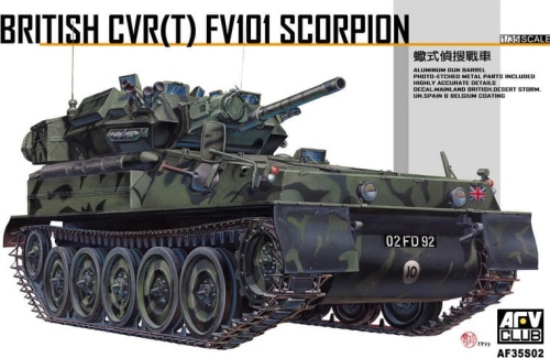 British CVR(T) FV101 Scorpion 1:35 AFV Club 35S02