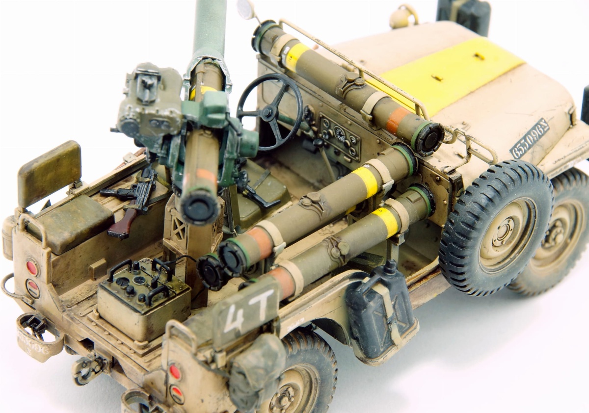 Zdjęcie dodatkowe produktu M38A1/CJ-5 with TOW Anti-Tank Missile Vehicle Orev 1:35 AFV Club 35S97
