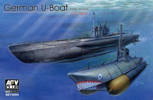 German U-Boat Type VIIC/41 1:350 AFV Club SE73504
