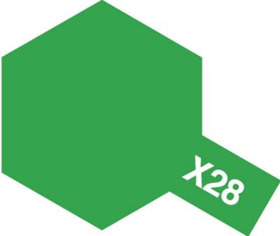 Zdjęcie dodatkowe produktu Tamiya 81028 X-28 Park Green Farba 23ml X28 Acrylic