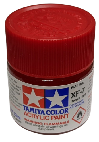 Tamiya 81307 XF-7 Flat Red Farba 23ml XF7 Acrylic