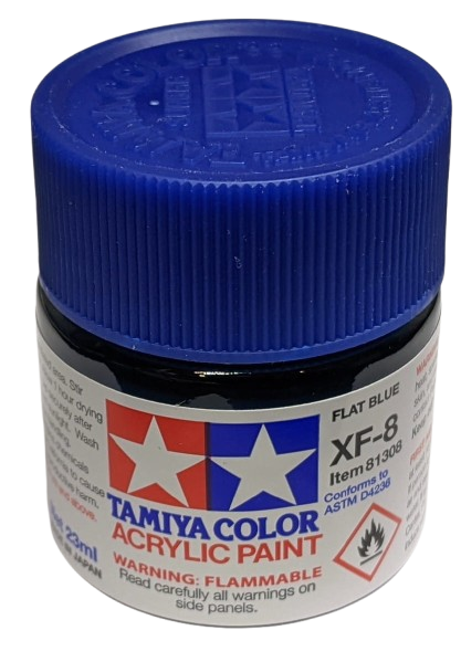 Zdjęcie główne produktu Tamiya 81308 XF-8 Flat Blue Farba 23ml XF8 Acrylic