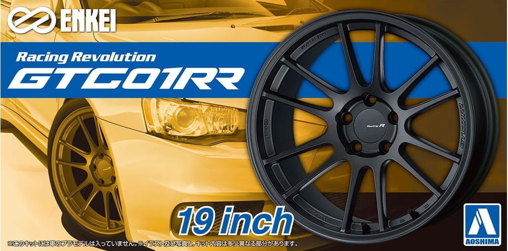 Zdjęcie główne produktu Felgi ENKEI GTC01RR 19inch 1:24 Aoshima 053317