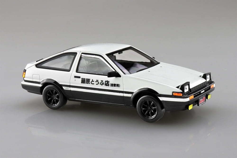 Zdjęcie dodatkowe produktu Toyota AE86 Takumi Hachiroku Initial D SNAP KIT 1:32 Aoshima 064696