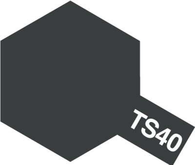 Tamiya 85040 TS-40 Metallic Black Spray 100ml TS40