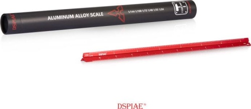 Linijka aluminiowa trójkątna do pomiarów w skali (320mm) AT-AS DSPIAE 56013