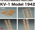 Zdjęcie dodatkowe produktu Workable Track Links KV-1 Model 1942 1:35 Rye Field Model 5077