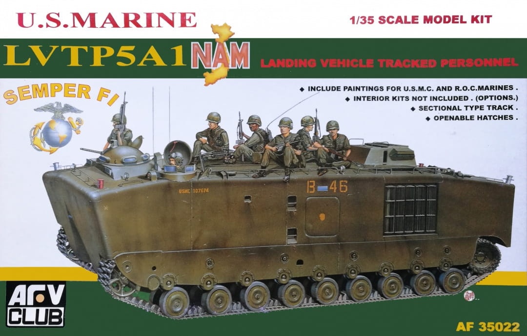 Zdjęcie główne produktu LVTP-5A1 Landing Vehicle 1:35 AFV Club AF35022