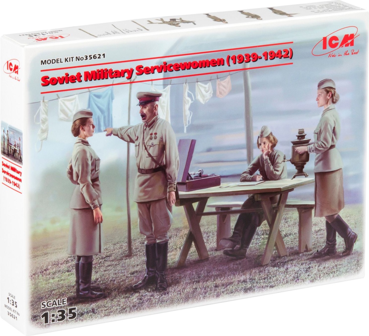 Zdjęcie dodatkowe produktu Radzieckie Kobiety w Służbie Wojskowej (1939-1942) 1:35 ICM 35621