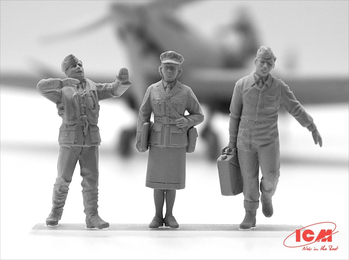 Zdjęcie dodatkowe produktu Piloci i personel naziemny RAF z okresu II wojny światowej (1939-1945) 1:48 ICM 48081