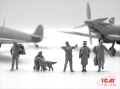 Zdjęcie dodatkowe produktu Piloci i personel naziemny RAF z okresu II wojny światowej (1939-1945) 1:48 ICM 48081