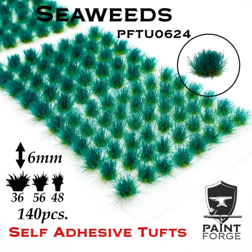 Kępki Wodorostów (Seaweeds Tufts) 6mm (140szt) Paint Forge PFTU0624
