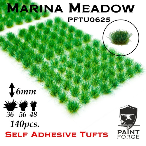 Marine Meadow Tufts 6mm (140szt) Paint Forge PFTU0625