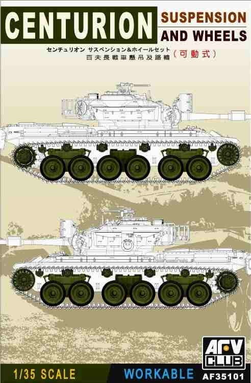 Zdjęcie główne produktu Centurion Workable Suspension and Wheels 1:35 AFV Club 35101