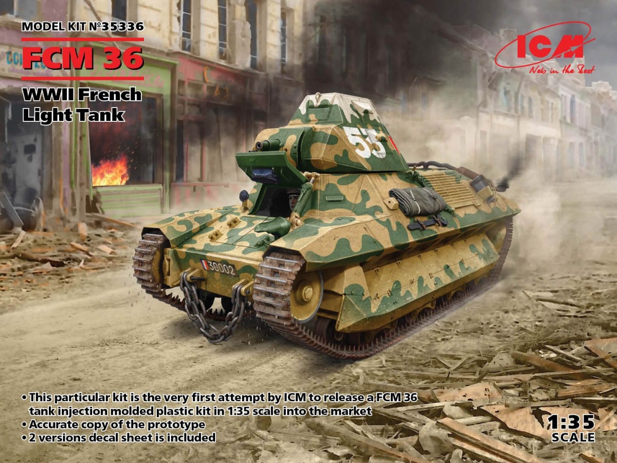 Zdjęcie główne produktu FCM 36 1:35 ICM 35336