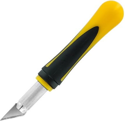 Nóż modelarski (skalpel) z plastikową rękojeścią (115mm) Modelcraft typ #5 Shesto PKN3305