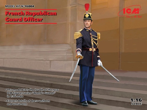 Oficer Francuskiej Gwardii Republikańskiej 1:16 ICM 16004