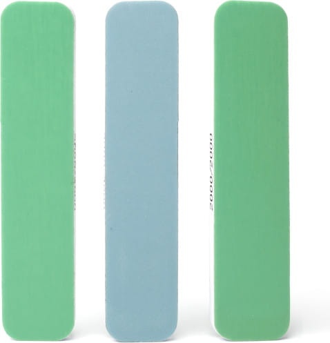 Zestaw pilników elastycznych drobnoziarnistych (1500, 2000, 3000) (90x19x6mm) Modelcraft Shesto PAB1600