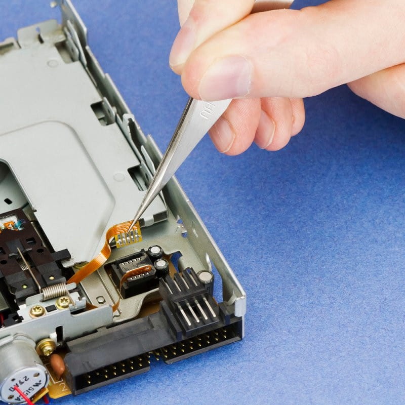 Zdjęcie dodatkowe produktu Pęseta precyzyjna ze stali nierdzewnej (115mm) Modelcraft Shesto PTW2185-AA