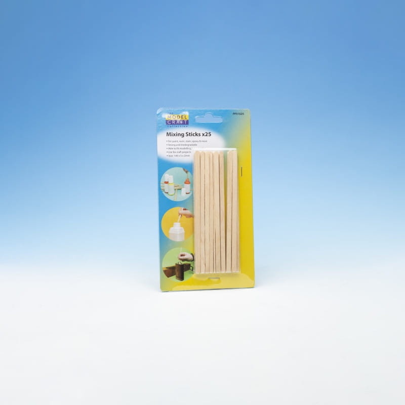 Zdjęcie dodatkowe produktu Patyczki do mieszania farb Modelcraft x25 Shesto PPS1025