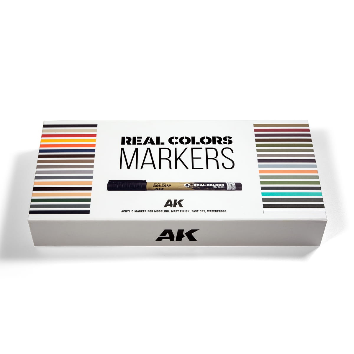 Zdjęcie główne produktu Zestaw 34szt Markerów Real Color AK Interactive RCM150