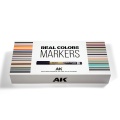 Zdjęcie główne produktu Zestaw 34szt Markerów Real Color AK Interactive RCM150