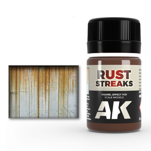 Rust Streaks Enamel Effect AK Interactive AK013