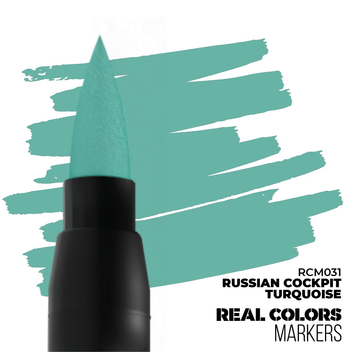 Zdjęcie dodatkowe produktu Russian Cockpit Turquoise Marker Real Color AK Interactive RCM031