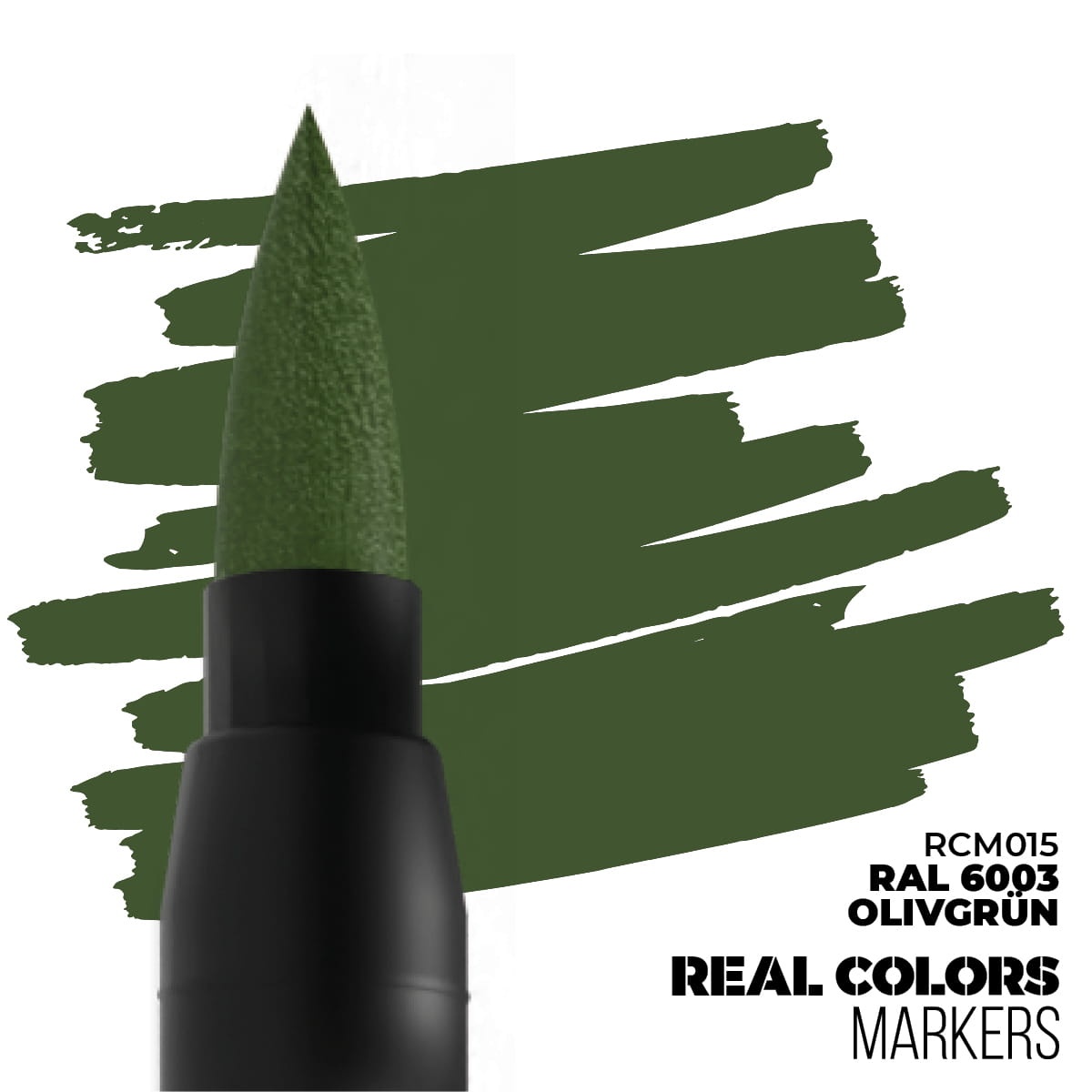 Zdjęcie dodatkowe produktu Olivgrun RAL6003 Real Color Marker AK Interactive RCM015