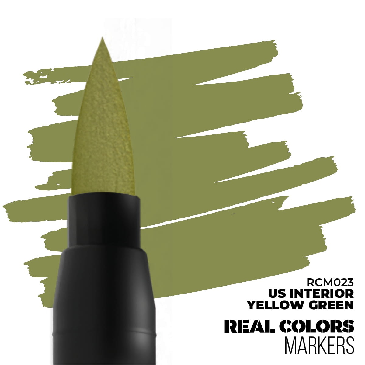 Zdjęcie dodatkowe produktu US Interior Yellow Green Real Color Marker AK Interactive RCM023