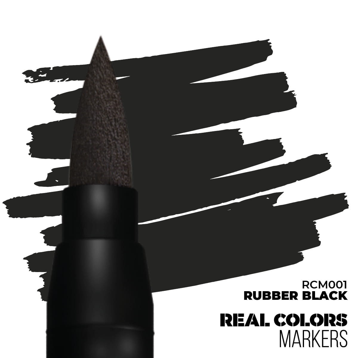 Zdjęcie dodatkowe produktu Rubber Black Real Color Marker AK Interactive RCM001