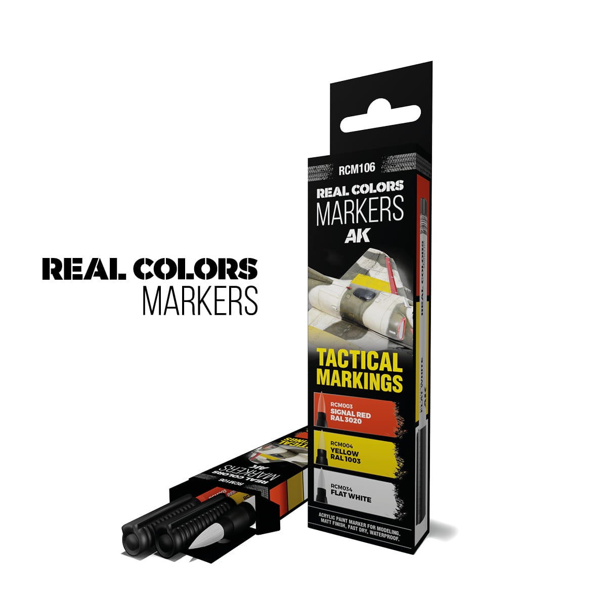 Zdjęcie główne produktu TACTICAL MARKINGS Real Color Markers AK Interactive RCM106