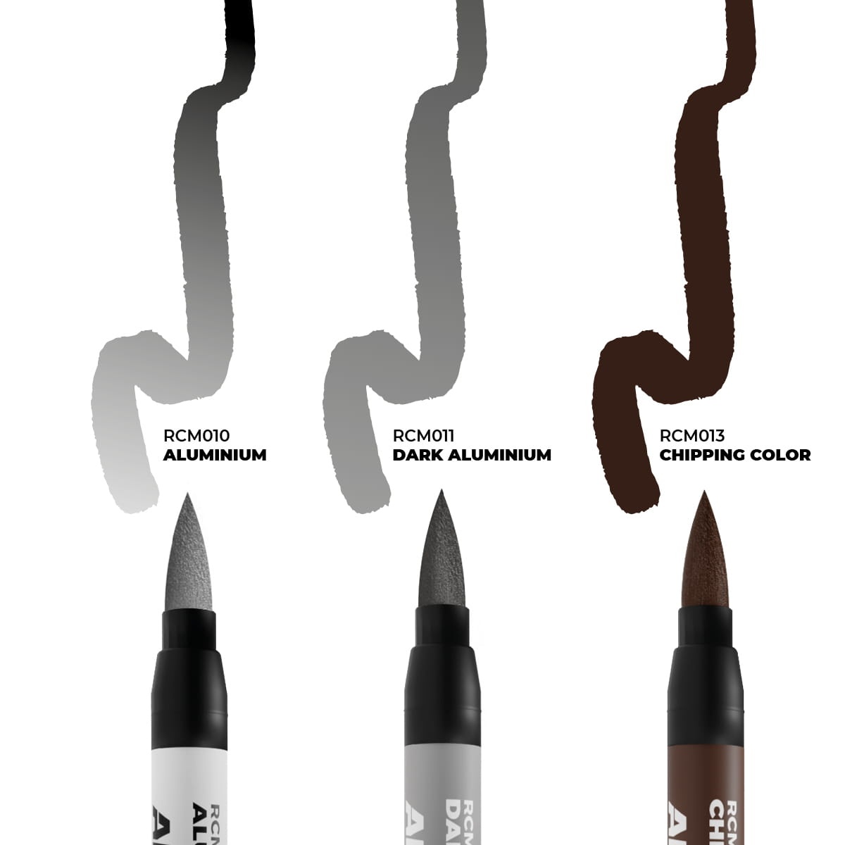 Zdjęcie dodatkowe produktu CHIPPING Real Color Markers AK Interactive RCM105