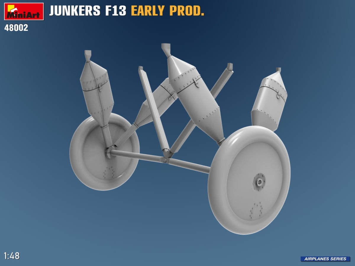 Zdjęcie dodatkowe produktu Junkers F13. Wczesna Produkcja 1:48 MiniArt 48002
