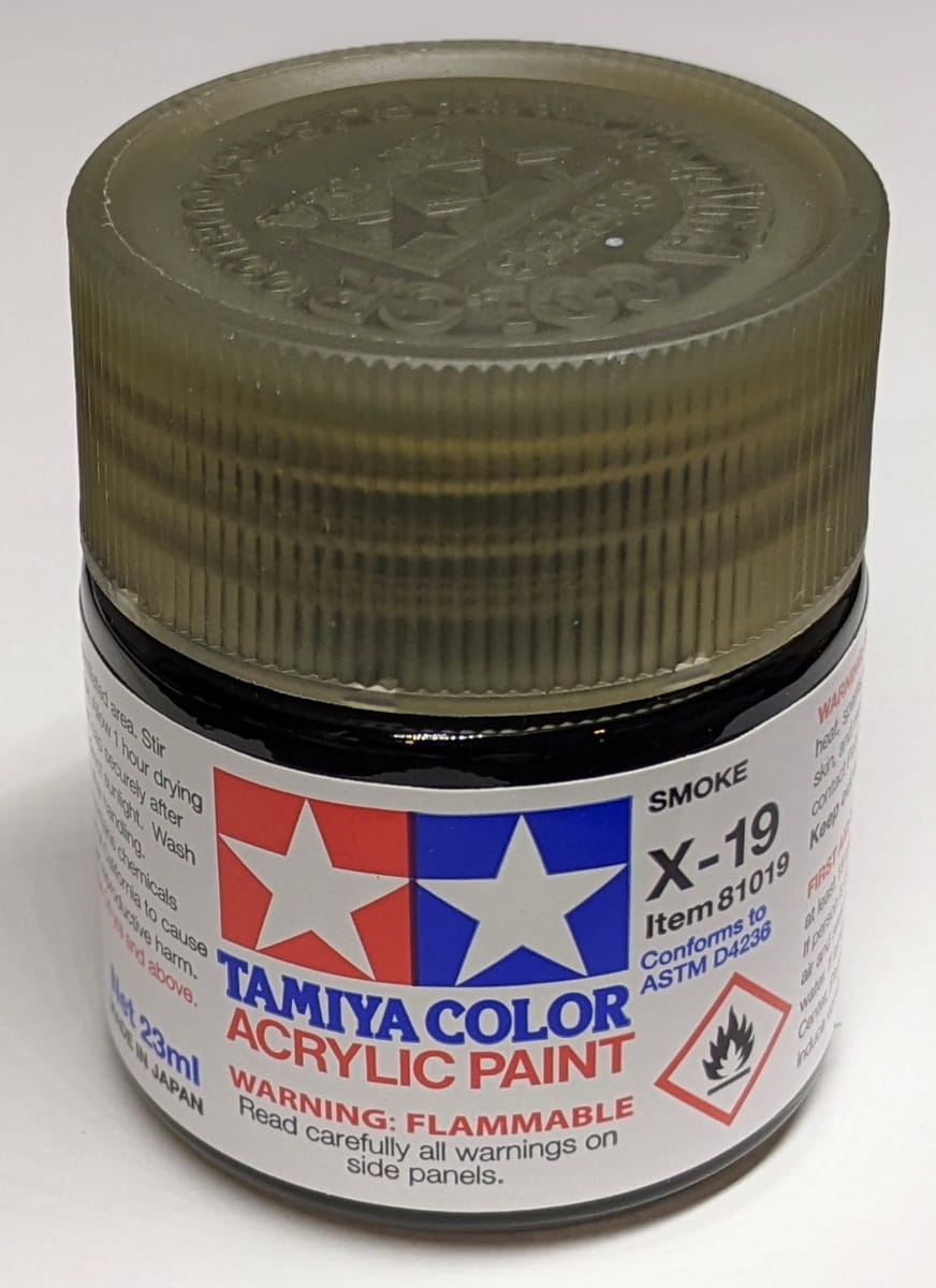 Zdjęcie główne produktu Tamiya 81019 X-19 Smoke Farba 23ml X19 Acrylic