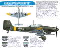Zdjęcie dodatkowe produktu Zestaw farb Early Luftwaffe Hataka BS02